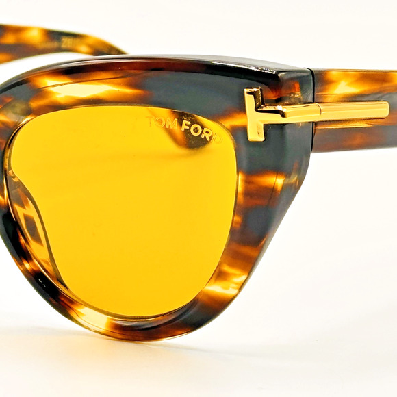 Tom Ford Sunglasses Icon Collection TF1252 55E Havana Cat Eye Brown Lens 52mm main image 12